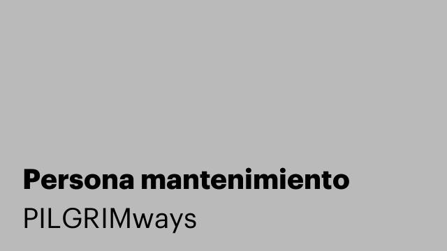 Persona mantenimiento