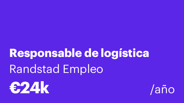 Responsable de logística