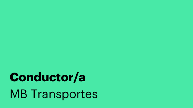 Conductor/a