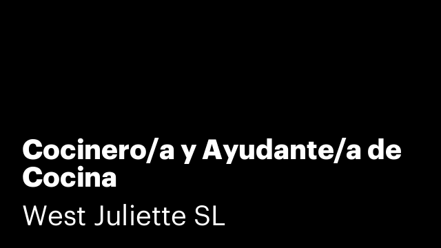 Cocinero/a y Ayudante/a de Cocina