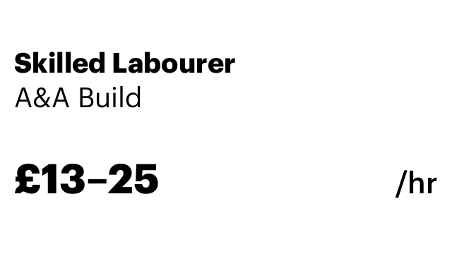 Skilled Labourer