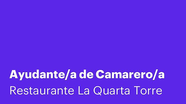 Ayudante/a de Camarero/a