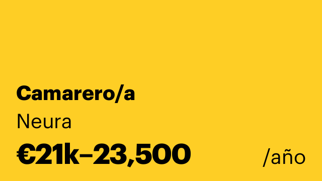 Camarero/a