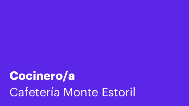Cocinero/a