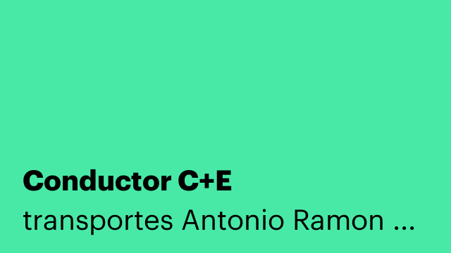 Conductor C+E