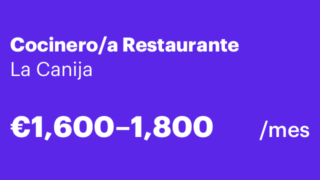 Cocinero/a Restaurante