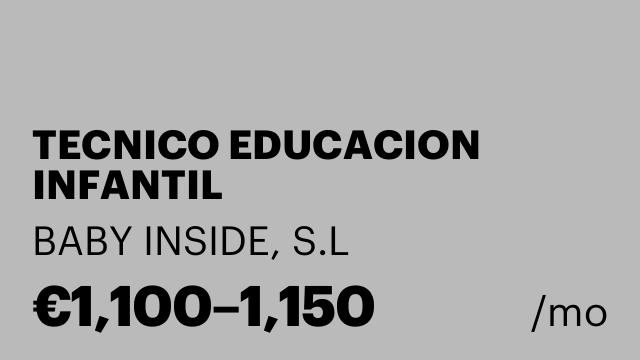 TECNICO EDUCACION INFANTIL