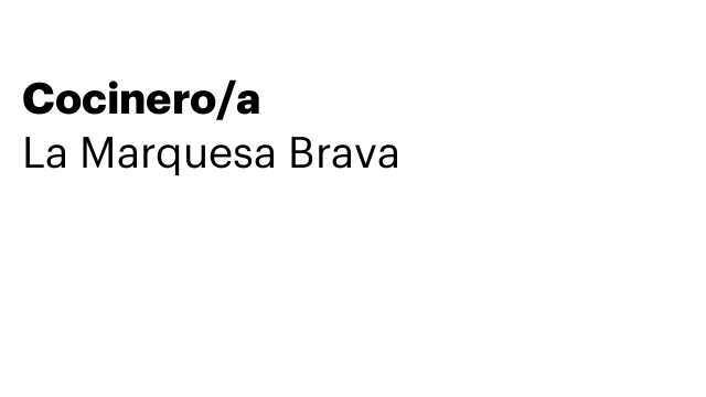Cocinero/a