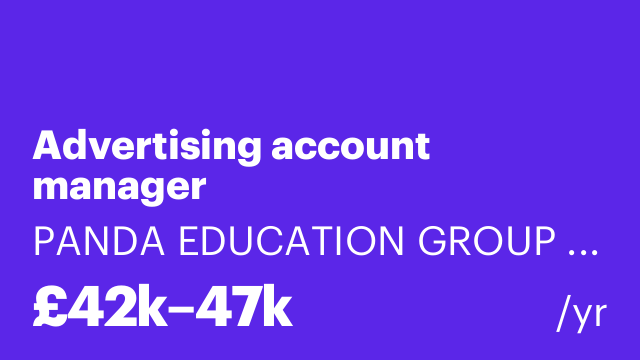 Advertising account manager