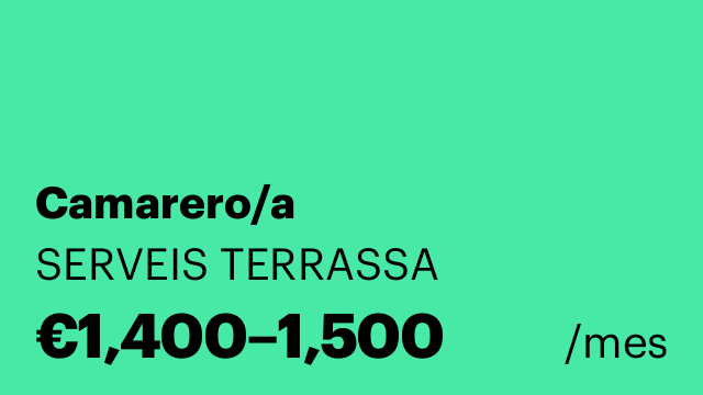 Camarero/a