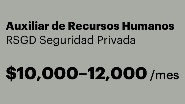 Auxiliar de Recursos Humanos
