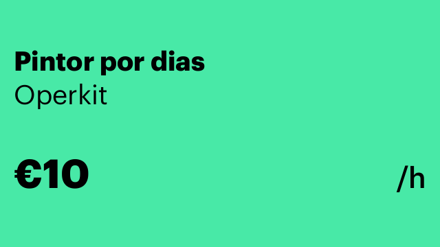 Pintor por dias