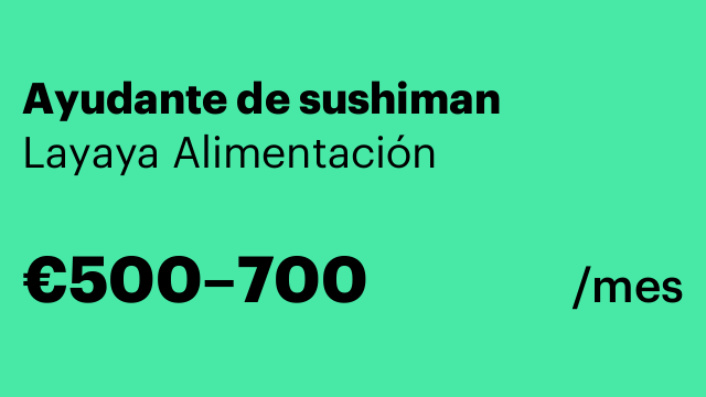Ayudante de sushiman