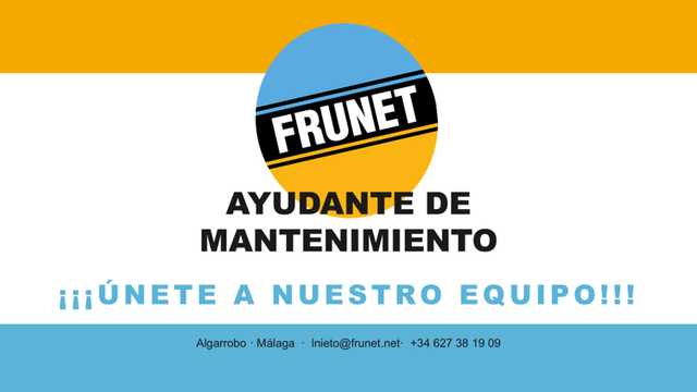 Ayudante/a de Mantenimiento
