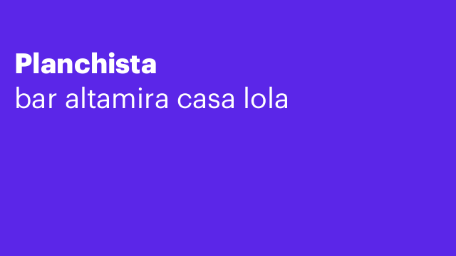 Planchista