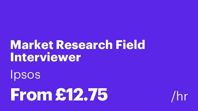 Market Research Field Interviewer
