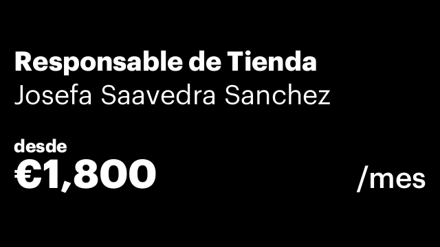Responsable de Tienda
