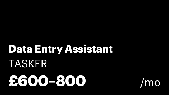 Data Entry Assistant