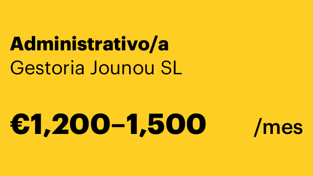 Administrativo/a