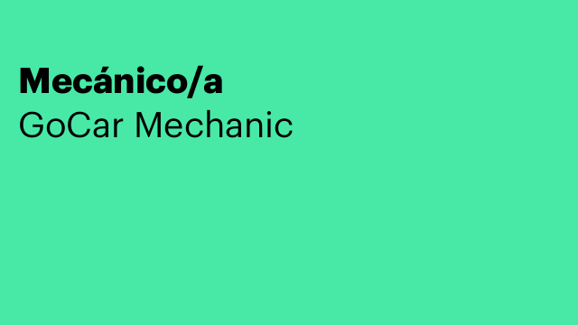 Mecánico/a
