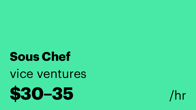 Sous Chef