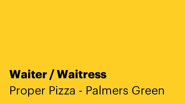 Waiter / Waitress