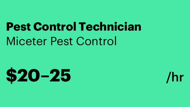 Pest Control Technician