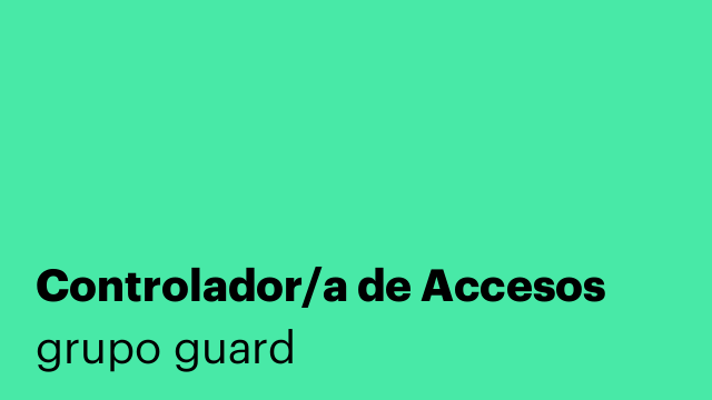 Controlador/a de Accesos
