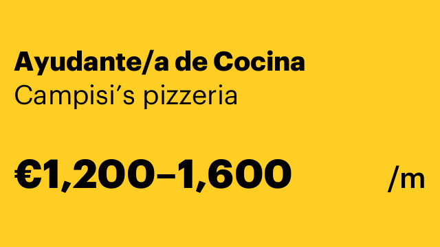 Ayudante/a de Cocina