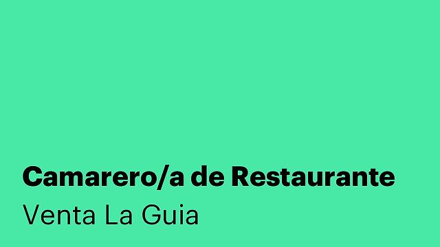 Camarero/a de Restaurante