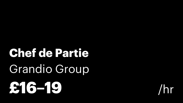 Chef de Partie