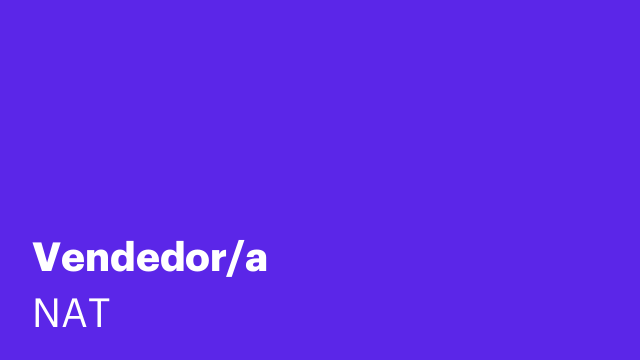 Vendedor/a
