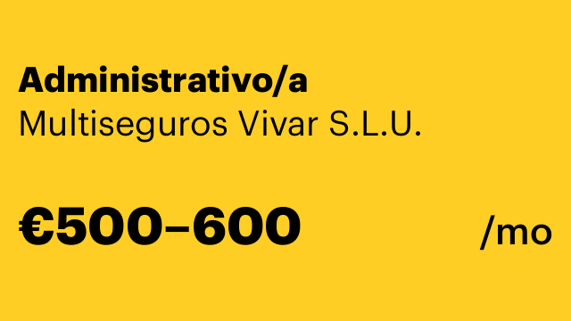Administrativo/a