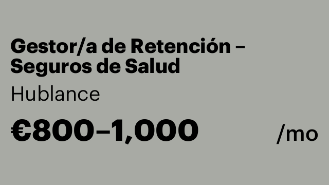 Gestor/a de Retención – Seguros de Salud