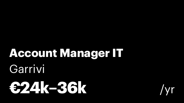 Account Manager IT