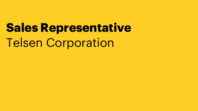Sales Representative