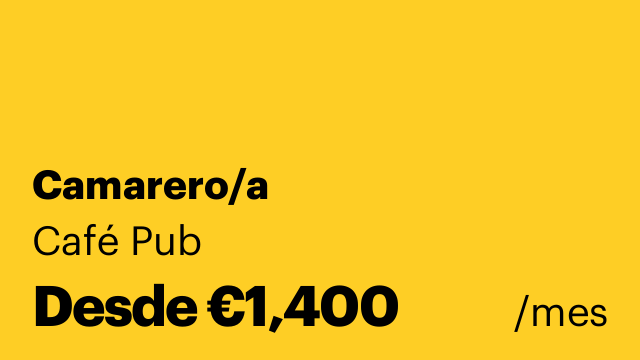 Camarero/a