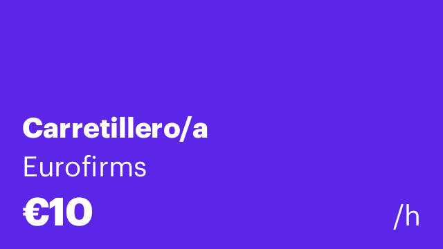 Carretillero/a