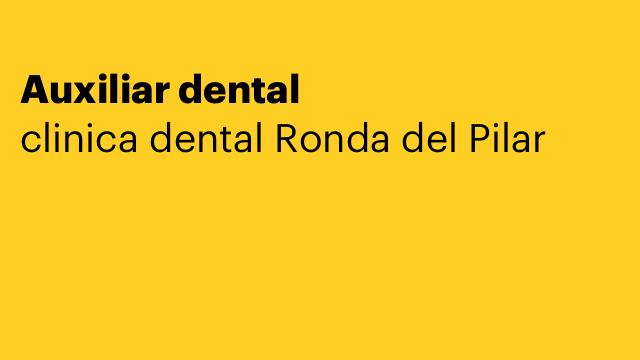 Auxiliar dental