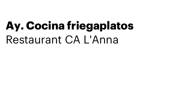 Ay. Cocina friegaplatos