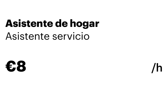 Asistente de hogar