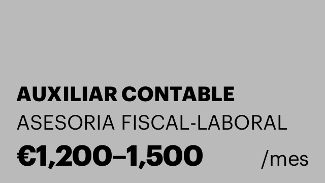AUXILIAR CONTABLE