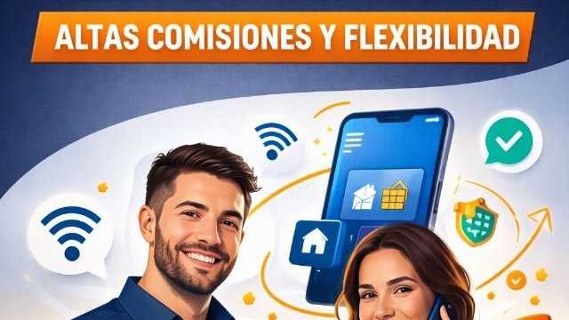 Asesor Comercial en Telecomunicaciones – Altas Comisiones