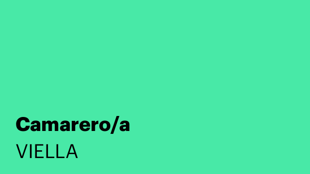 Camarero/a