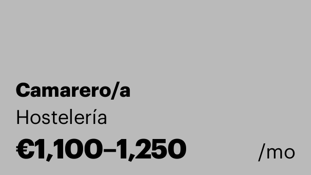 Camarero/a