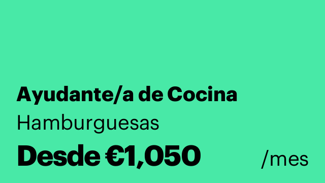 Ayudante/a de Cocina
