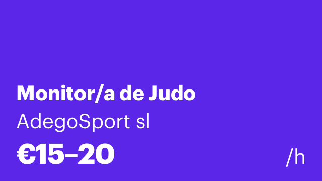 Monitor/a de Judo