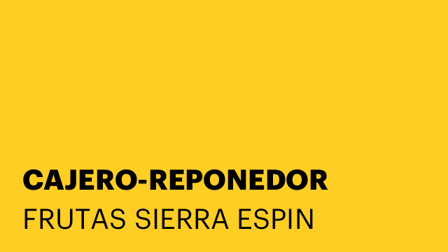 CAJERO-REPONEDOR