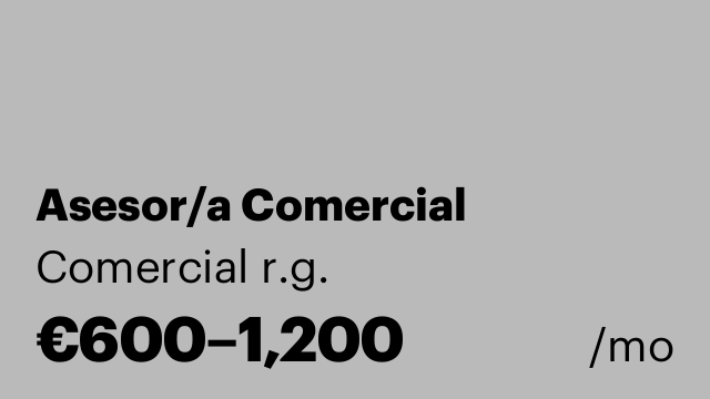 Asesor/a Comercial