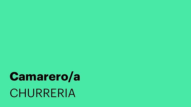 Camarero/a